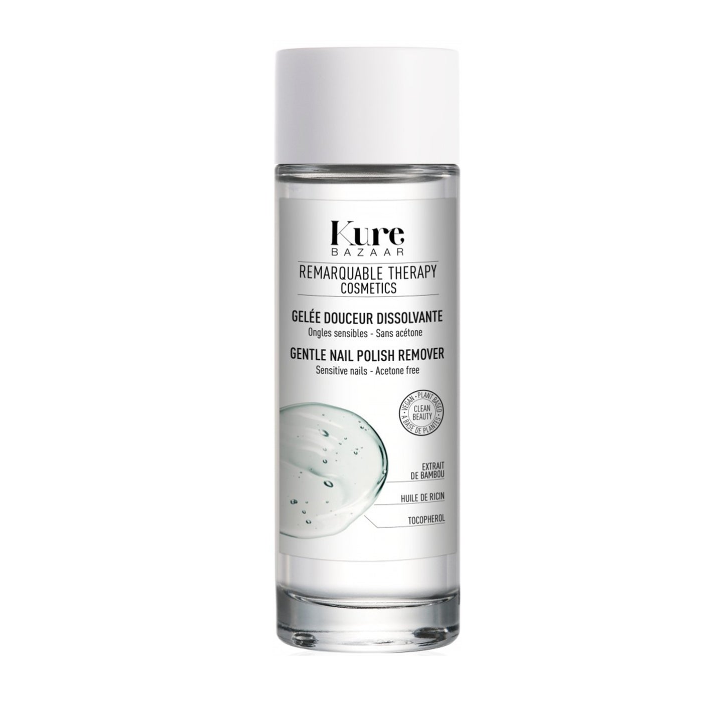 Gentle Nail Polish Remover for Sensitive Nails and Acetone Free