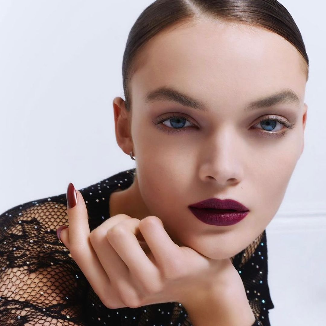Picture of a model wearing Kure Bazaar Cherie Non Toxic Nail Polish