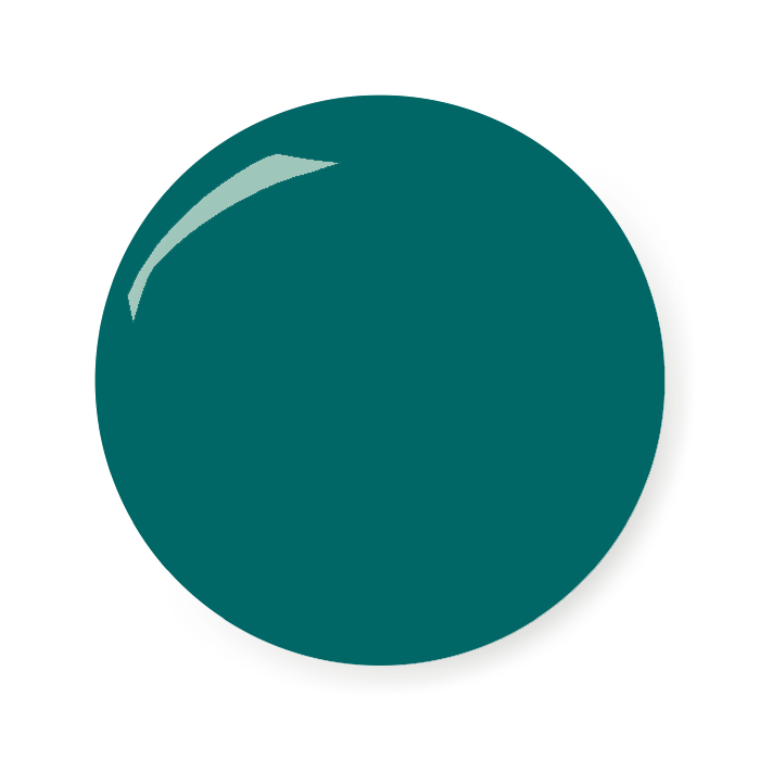 color swatch for green love non toxic nail polish by kure bazaar green blue hue