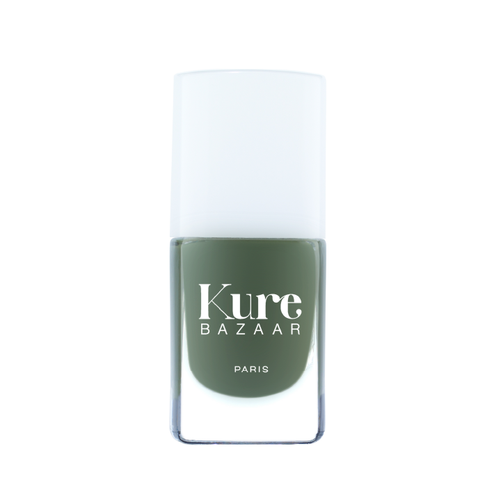 Khaki Green-Yellow Full Coverage Non-Toxic Nail Polish by Kure Bazaar