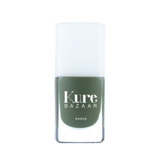 Khaki Green-Yellow Full Coverage Non-Toxic Nail Polish by Kure Bazaar