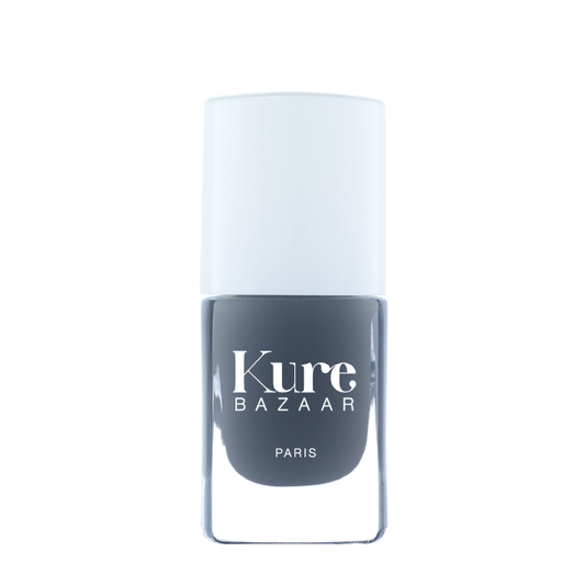 Smokey Blue Grey Full Coverage Non-Toxic Nail Polish by Kure Bazaar