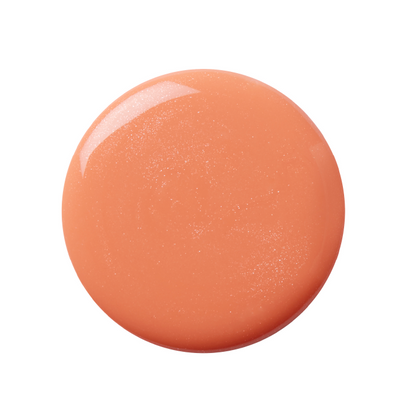 Lychee Orange Glitter Transparent Non-Toxic Nail Polish by Kure Bazaar